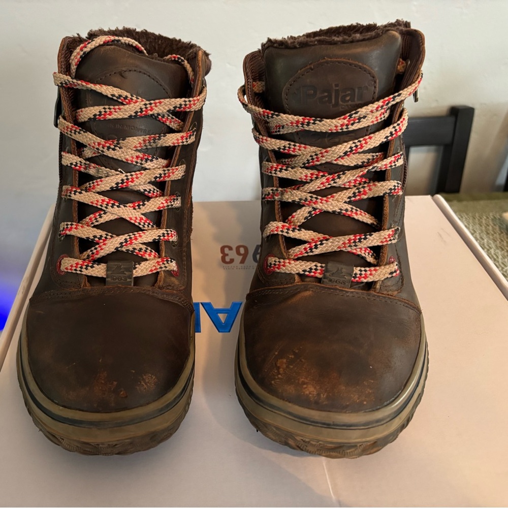 Pajar Brown Lace-Up Boots